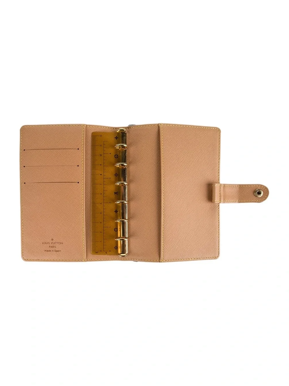 LOUIS VUITTON PM Agenda Cover Mini Lin Canvas Blue Denim